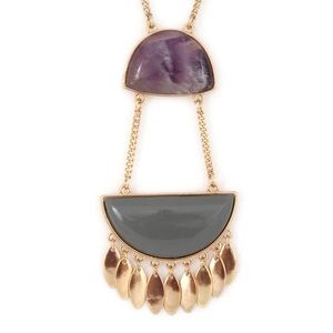 Half Circle Pendent Necklace